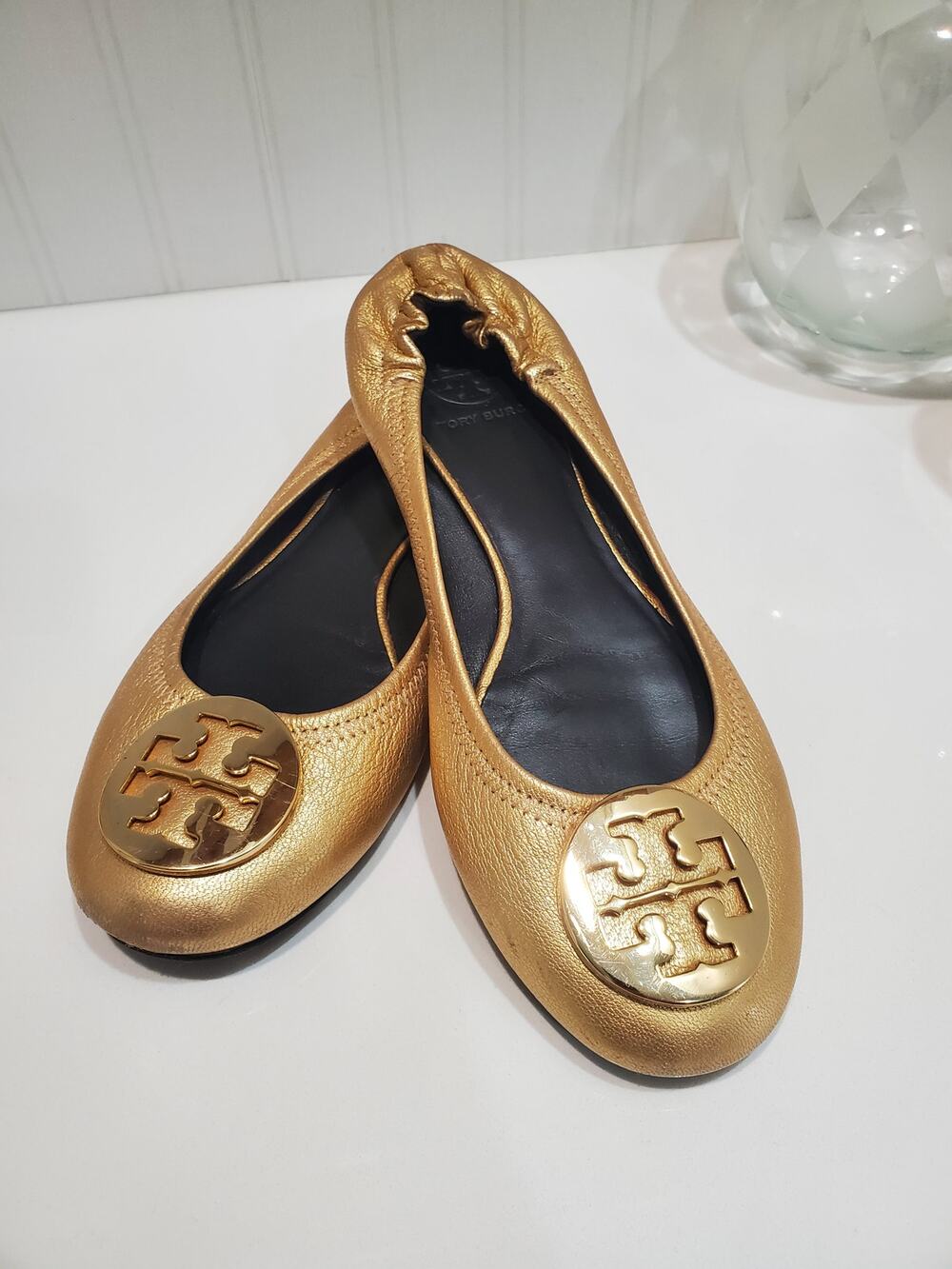 Tory Burch Minnie Travel Ballet Flats size 8